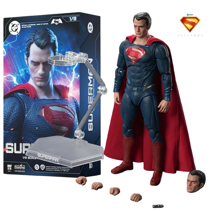 DC Originals Justice League Action Figures - Superman, Batman, Wonder Woman, Aquaman & Mera Collectible Models
