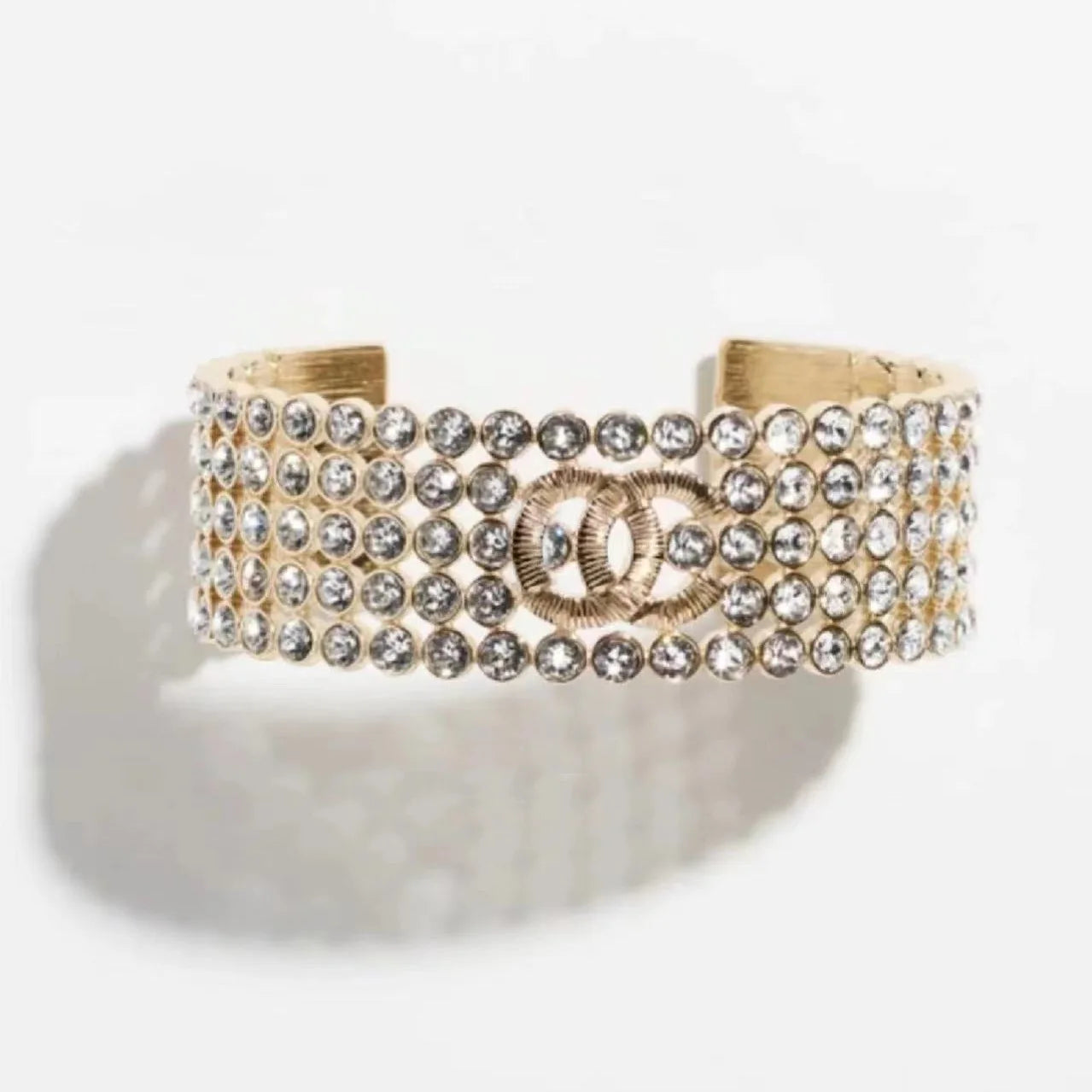 Gold Enamel Hollow Narrow Bracelet & Colorful Earrings Set — Classic Fashion, Lightweight Alloy Jewelry with Luxury Look