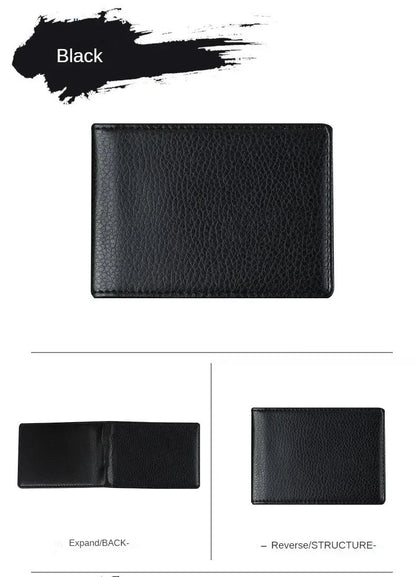 PU Leather Driver License Holder — Car Document Wallet for ID, Pass, Certificate, and Card Storage