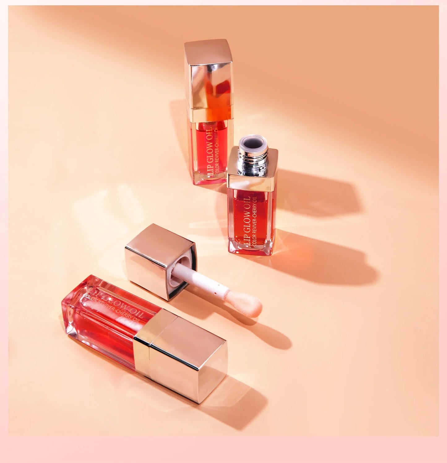 Crystal Jelly Lip Oil – Moisturizing & Plumping Tinted Lip Gloss for Sexy, Glossy Lips
