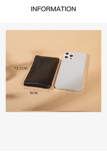 Fashion Women’s Small PU Wallet – High-Quality Zipper Card Purse & Key Storage Bag for Ladies