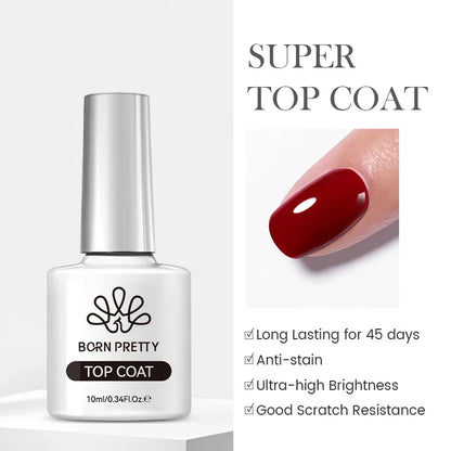 BORN PRETTY Cat Magnetic Gel Nail Polish 117 Colors 10ml Full Coverage Semi-Permanent Soak-Off Nail Varnish for Salon Manicure Glitter Cat Eye Nails