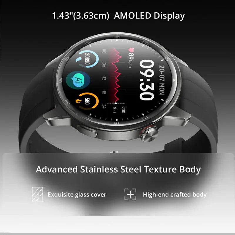 Global Version realme Watch S2 – 1.43'' AMOLED Smartwatch, 20-Day Battery, AI Engine, IP68 Waterproof