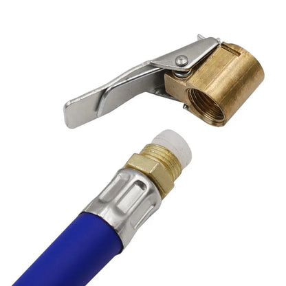 Car Tire Air Inflator Extension Hose – Twist Lock Air Chuck Adapter for Bike & Motorcycle Pump