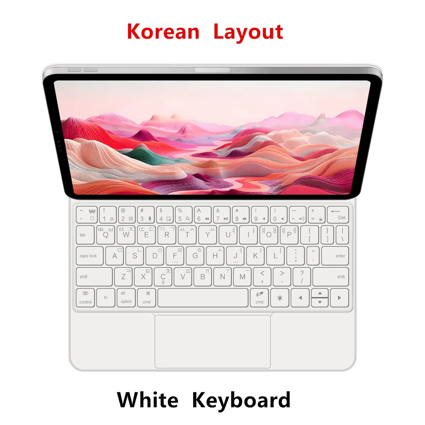 Backlight Magic Keyboard Case for iPad Pro 11/13 & iPad Air 11/13 Inch (2024) – M4/M2 Smart Folio Cover