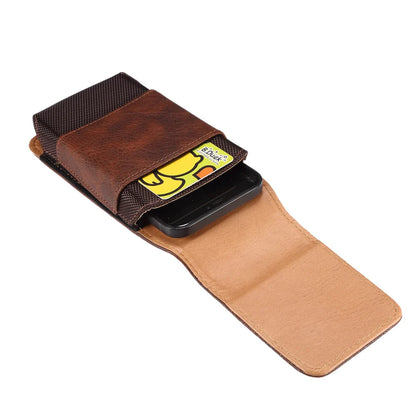 Universal Leather Waist Bag – Mobile Phone Belt Clip Case for iPhone 15, 14, 13, 12 Pro Max, Samsung Galaxy S22, S23, Xiaomi, Huawei