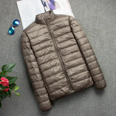 Men's Autumn & Winter Down Jacket – Fashion Hooded Slim Fit, Super Light & Warm Coat