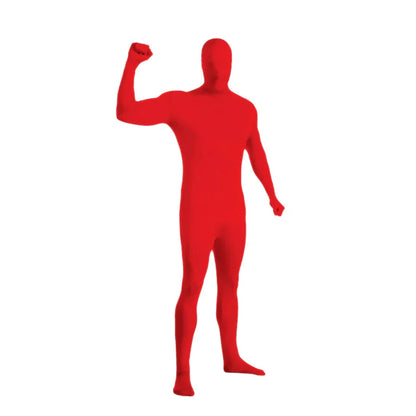 24PCS Zentai Invisible Jumpsuits – Skin-Tight Spandex Bodysuit Cosplay Costume for Halloween, Carnival & Stretch Full-Body Wear