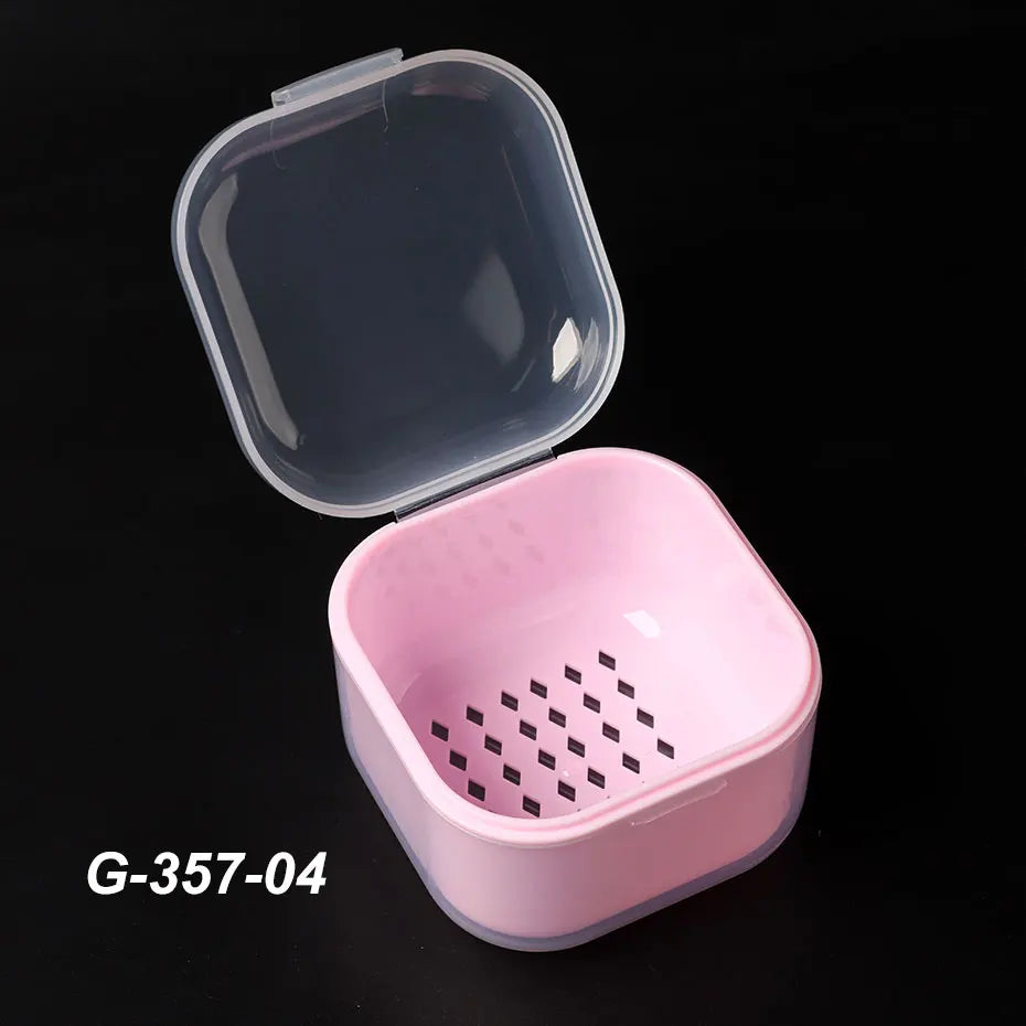 Portable Alcohol Disinfection Box - Nail Drill Bits & Grinding Head Sterilizer for Manicure Cleaning