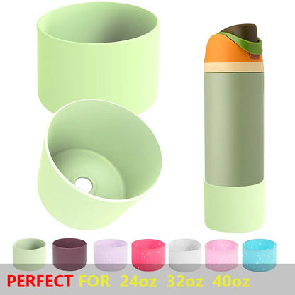 Silicone Coaster for Owala Bottles - 24oz, 32oz, 40oz Anti-Slip Protective Sleeve, Bottom Protector for Outdoor Bike Use
