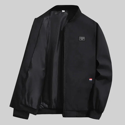 Men’s Lightweight Windbreaker Jacket - Spring Fall Windproof Casual Outdoor Coat with Zipper Pockets