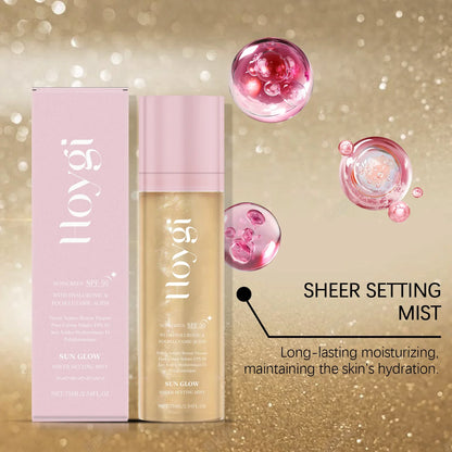 Hoygi SPF 50+ Matte Setting Spray — Long-Lasting Oil-Control Waterproof Makeup Fixer (Non-Greasy)