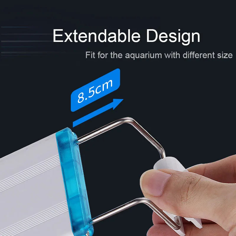 18-70CM Super Bright LED Aquarium Light: Extensible Clip Lamp for Aquatic Plants & Fish Tanks, 90-260V