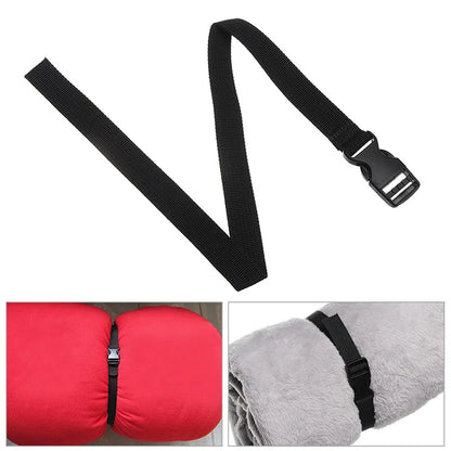 Durable Nylon Cargo Tie Down Strap - Travel Luggage Lash Belt with Cam Buckle for Camping