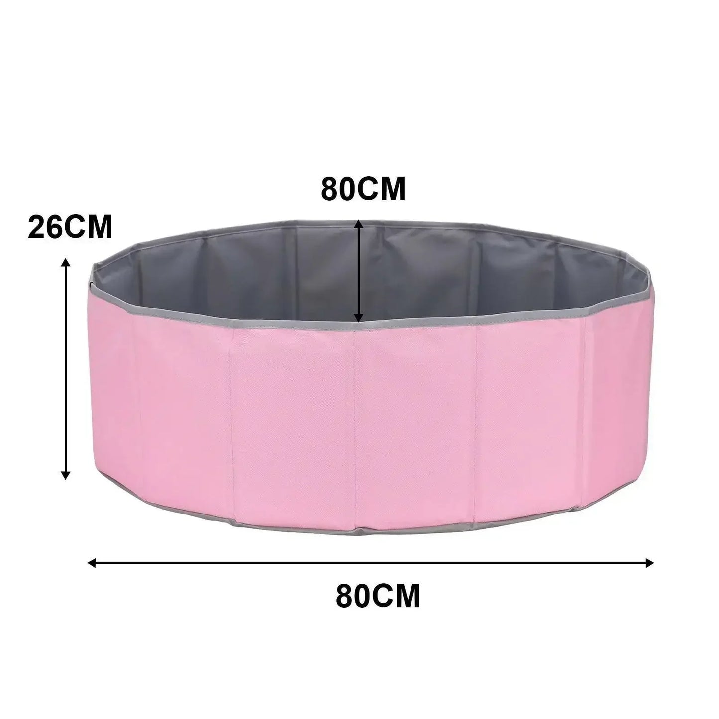 80x26cm Kids Ball Pit – Portable & Foldable Oxford Cloth Ball Pool for Toddlers & Babies, Indoor/Outdoor (Balls Not Included)