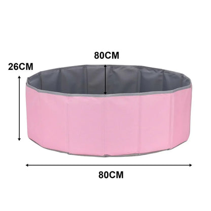 80x26cm Kids Ball Pit – Portable & Foldable Oxford Cloth Ball Pool for Toddlers & Babies, Indoor/Outdoor (Balls Not Included)
