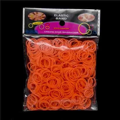 Pantone Color Rainbow Rubber Bands for Loom Bracelets – Western European Style DIY Arts & Crafts Kit