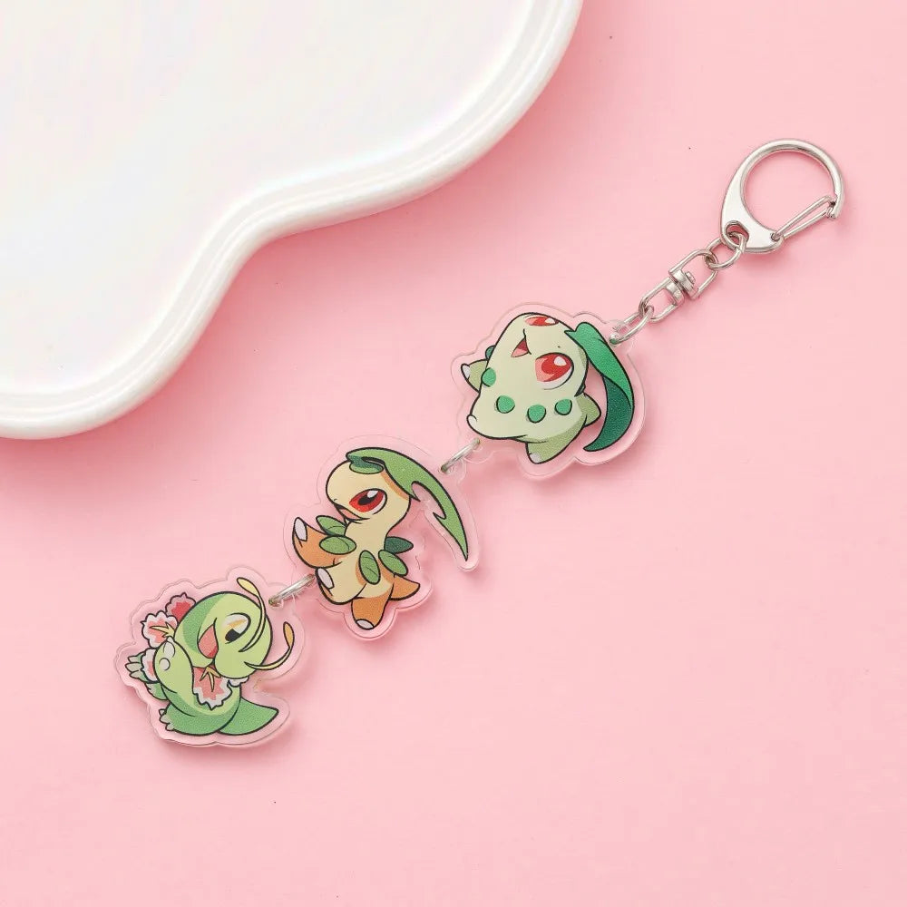 Anime Acrylic Keychain – Cute Cartoon Car Bag Pendant, Creative Gift for Friends & Fans, Fun Keyring Charm