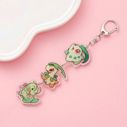 Anime Acrylic Keychain – Cute Cartoon Car Bag Pendant, Creative Gift for Friends & Fans, Fun Keyring Charm