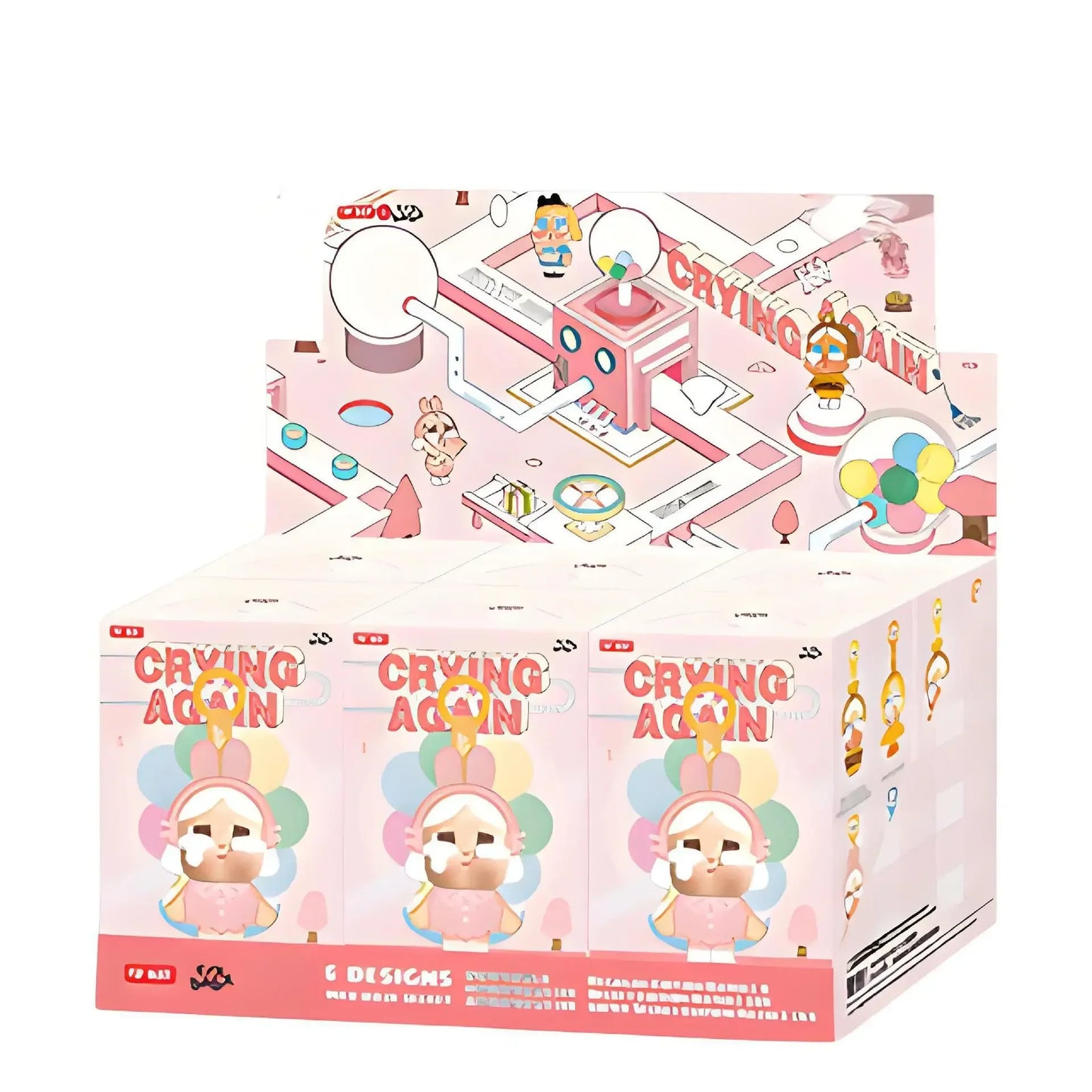 CRYBABY Tear Factory Vinyl Plush Doll – Crying Baby Blind Box Keychain & Backpack Pendant Gift