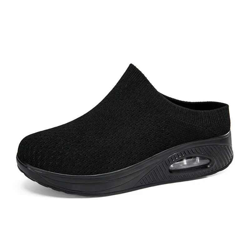 Breathable Lightweight Women’s Sneakers – Outdoor Soft Sock Slip-On Tennis Shoes for Women