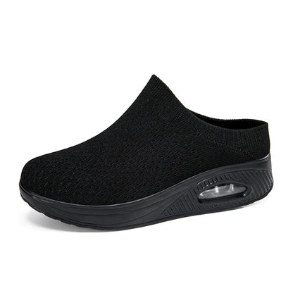 Breathable Lightweight Women’s Sneakers – Outdoor Soft Sock Slip-On Tennis Shoes for Women