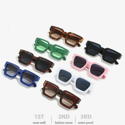 KLASSNUM 2024 Luxury Square Sunglasses – Retro UV400 Designer Shades for Men & Women
