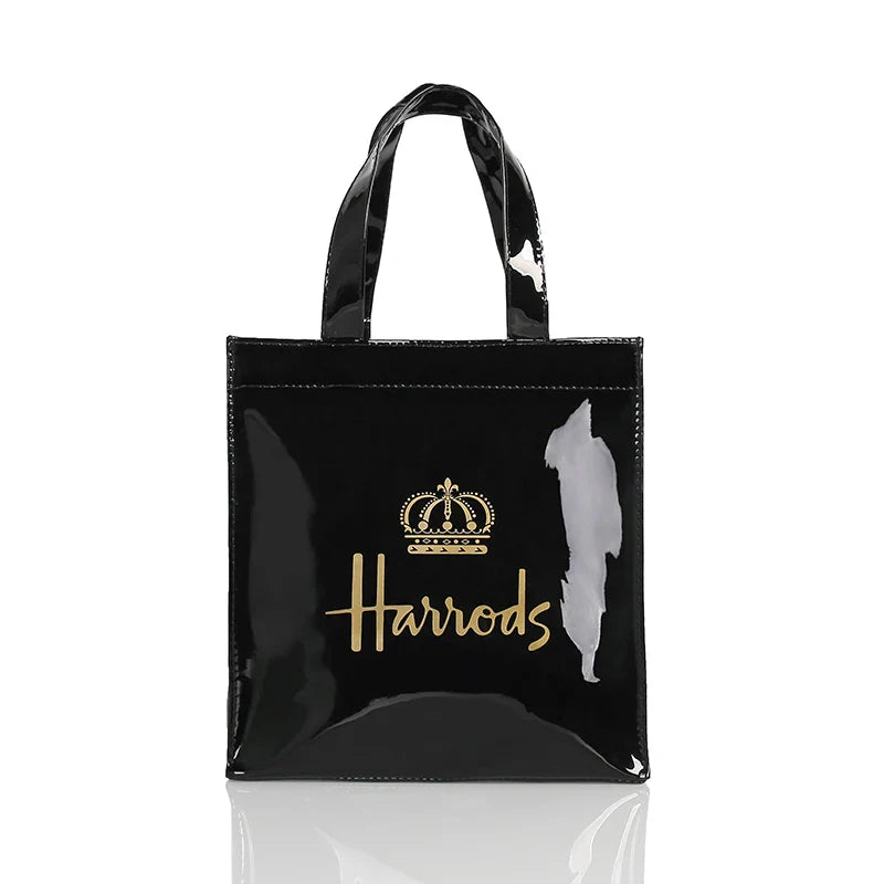 Simple Stylish PVC Reusable Shopping Bag – Luxury Eco-Friendly Waterproof Tote for Summer Beach