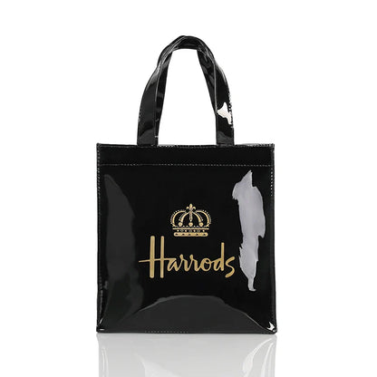 Simple Stylish PVC Reusable Shopping Bag – Luxury Eco-Friendly Waterproof Tote for Summer Beach