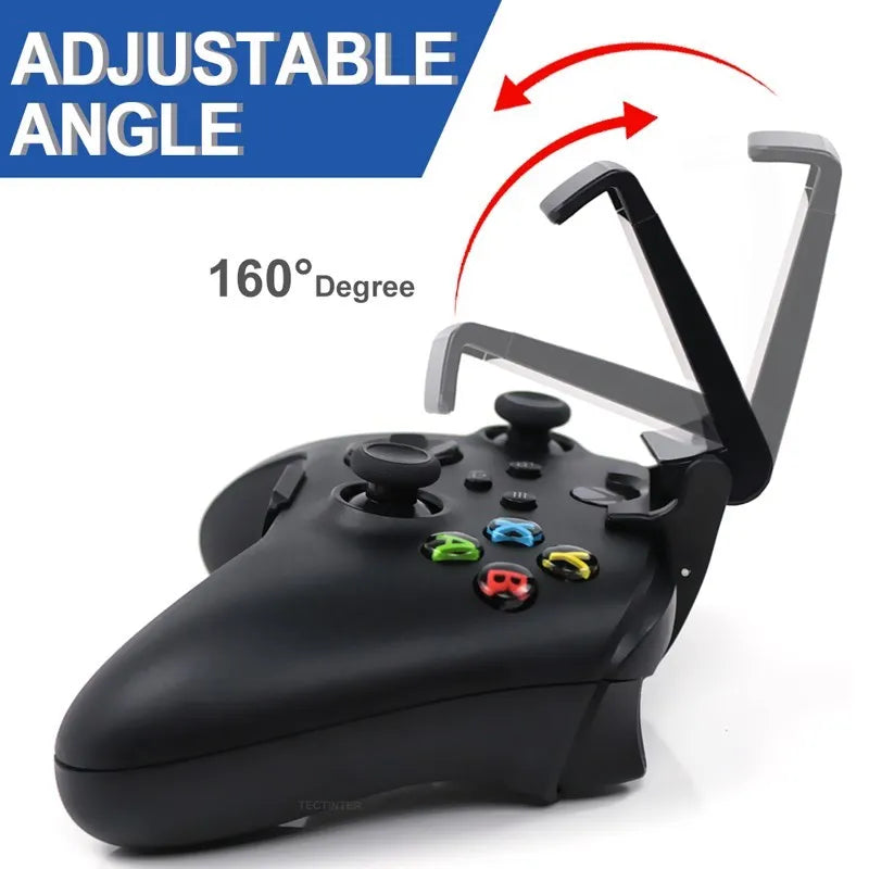 Mobile Phone Clip Stand – Compatible with Xbox Series S/X Controller, Mount Holder and Handle Bracket for Gamepad