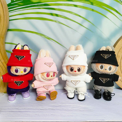 Labubu Clothes Suit for 15cm & 17cm Labubu V1/V2/V3 Dolls – Doll Accessories Outfit