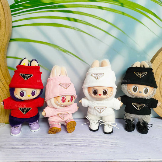 Labubu Clothes Suit for 15cm & 17cm Labubu V1/V2/V3 Dolls – Doll Accessories Outfit