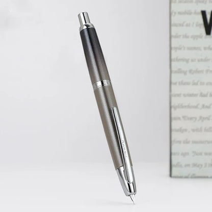 JinHao 10 Matte Black Fountain Pen — F/EF Nib Writing Pen for Office, School & Gifts