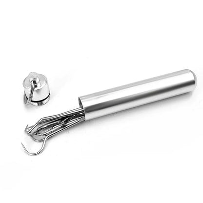 Stainless Steel Reusable Toothpick & Floss Set – Portable Teeth Cleaning Oral Care Kit