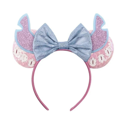 Toy Story Character Headbands - Sequin Bow, Woody, Buzz Lightyear & Alien Hair Accessories for Girls