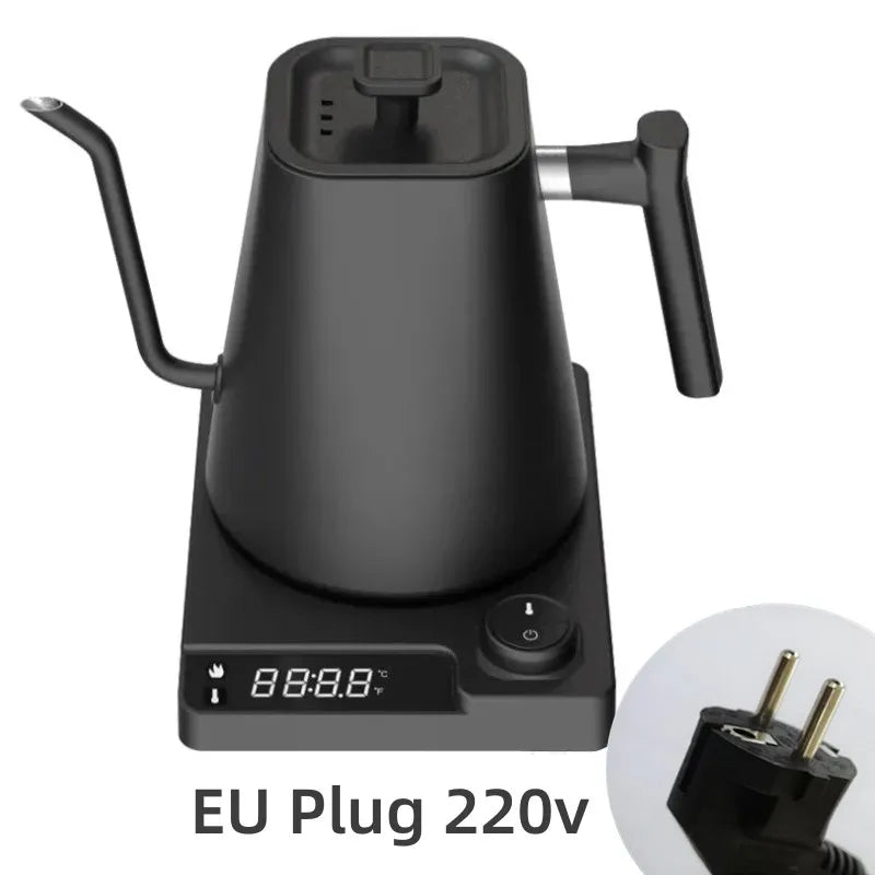 1200W Gooseneck Electric Kettle with Temperature Control - Coffee & Tea Brewing Pot (110V/220V)