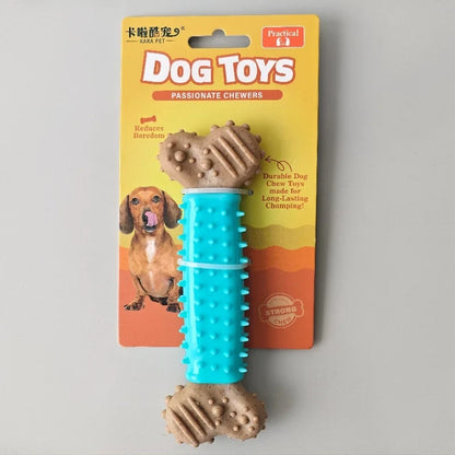 Durable Dog Chew Toy - Bite-Resistant Bone-Shaped Interactive Toy for Small, Medium & Large Dogs