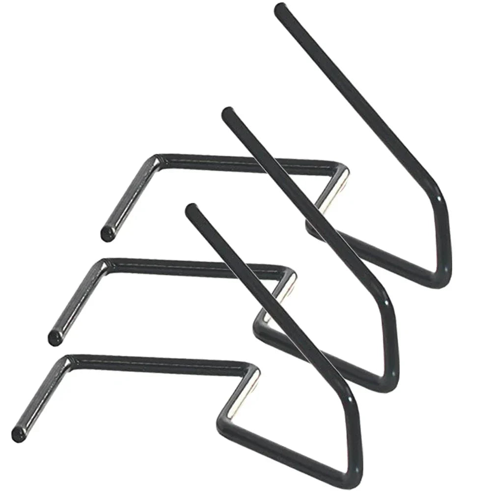 3 Pack Pistol Gun Rack - Space Saving Handgun Display Stand Holder for .22 Caliber and Larger Pistols