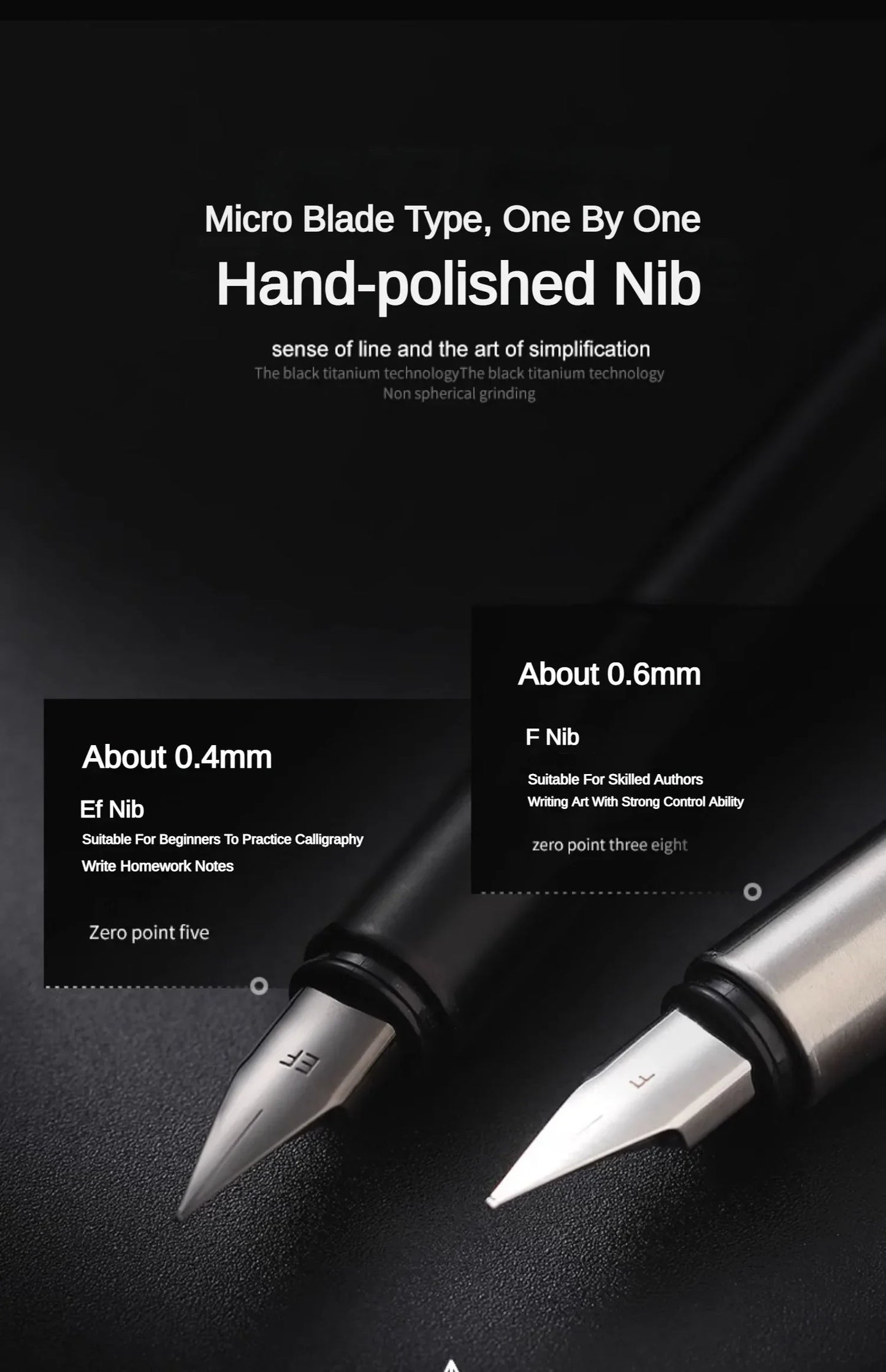 Jinhao 35 Fountain Pen — All-Steel Luxury EF/F Nib for Calligraphy, Writing, Office & School Supplies