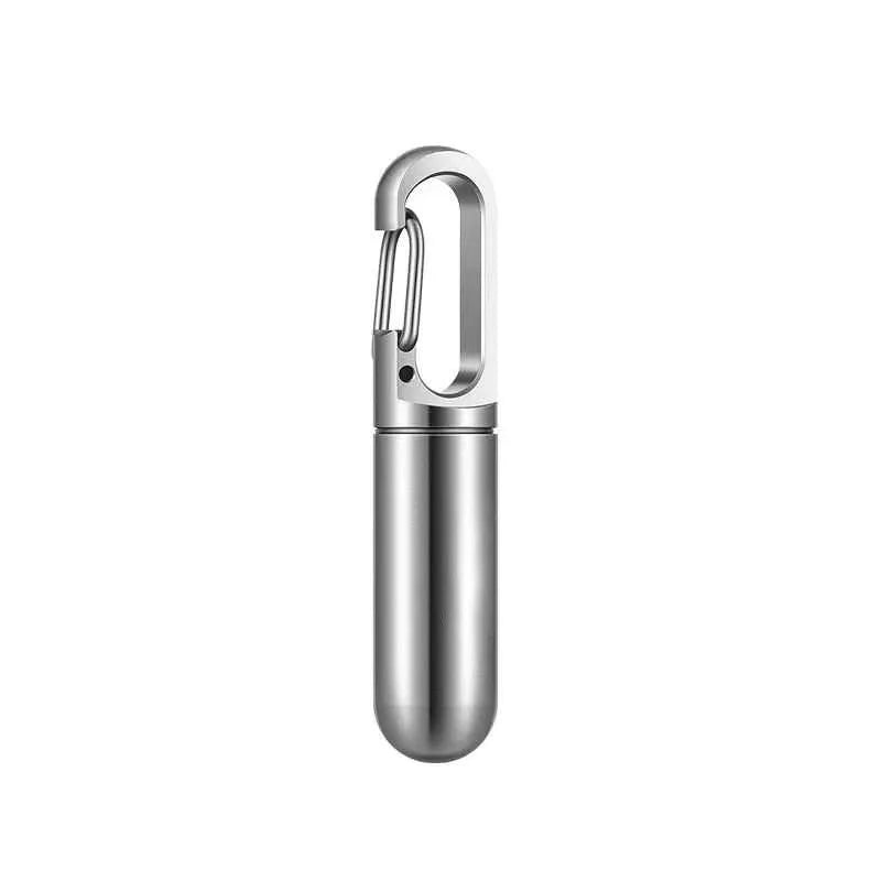Stainless Steel Waterproof Pill Box – Portable, Moisture-Sealed Travel Medication Storage