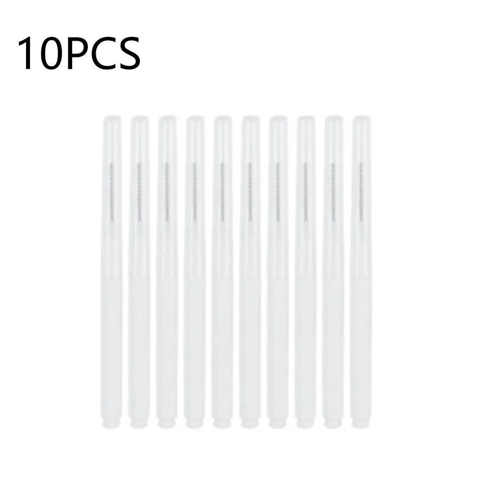 10/20/50PCS Mini Eyebrow & Lash Brushes – Disposable Bendable Brow Perm & Micro Eyelash Applicator Tools