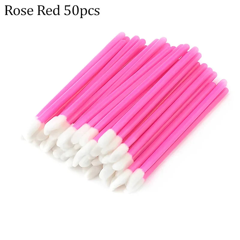 50PCS Reusable Eyelash Brushes – Mascara Wands Spoolers for False Lashes & Eyelash Extensions