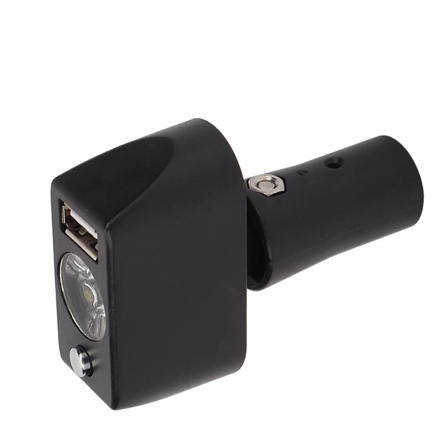 Electric Wheelchair LED Light — Adjustable Angle High-Brightness 3-Pin XLR Headlight with Controller for Night Use