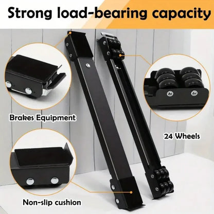 TKDMR Movable Appliance Base – Mobile Stand for Refrigerator & Washing Machine, No Installation Needed