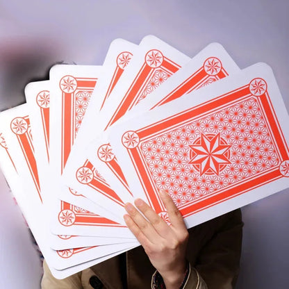 Jumbo Playing Cards — 2/4/6/9x Large Size Creative Design for Magic Tricks, Board Games & Fun Party Games for Adults