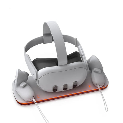 Charging Dock for Meta Oculus Quest 3 – RGB Charging Stand & Controller Holder