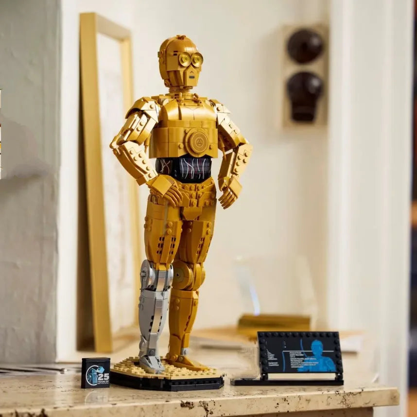 1138PCS UCS Star Battle C-3PO Robot Building Block – Union Assemble Puzzle Model Toy, Birthday & Christmas Gift