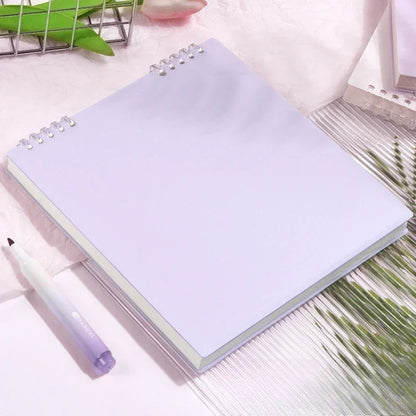 B5 Flip Notepad Grid Notebook – Sketchbook, Diary, Journal Writing Pads for Office & School Supplies