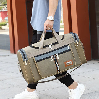Nylon Travel Duffel Bag for Women & Men – Large Capacity Carry-On, Weekender, Gym & Overnight Sport Tote
