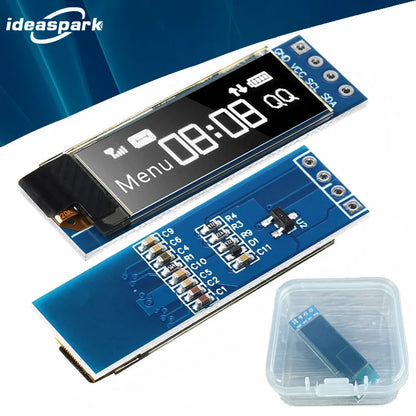 0.96 Inch OLED Display Module | SSD1306 I2C IIC SPI Serial 128x64 LCD for Arduino with Soldered Pin Headers